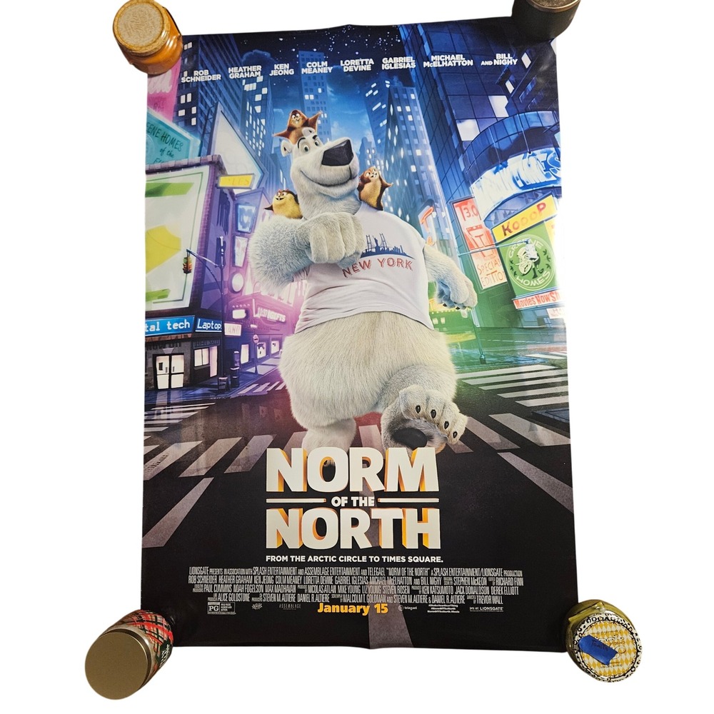 Norm Of The North 2016 Promo Movie Poster 27x40 Rob Schneider Heather Graham D/S